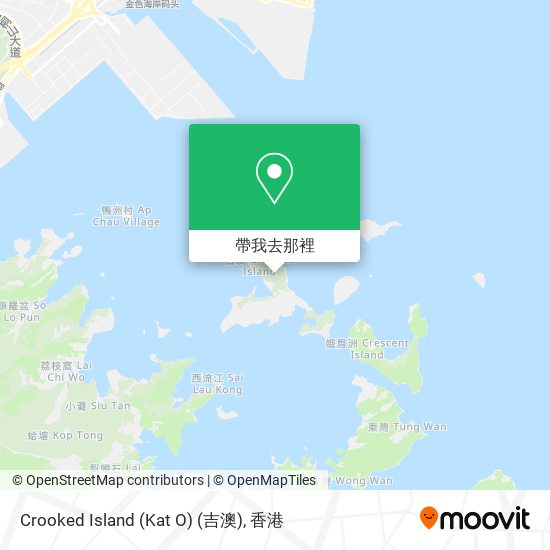 Crooked Island (Kat O) (吉澳)地圖