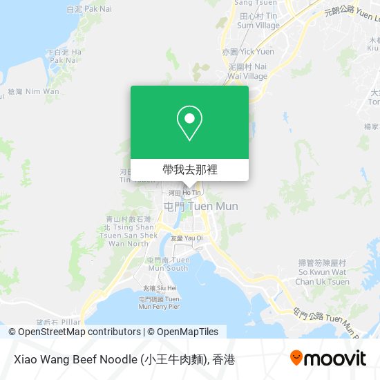 Xiao Wang Beef Noodle (小王牛肉麵)地圖
