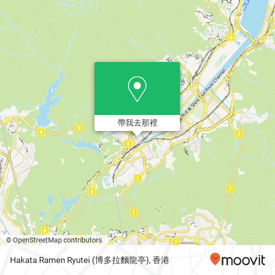 Hakata Ramen Ryutei (博多拉麵龍亭)地圖