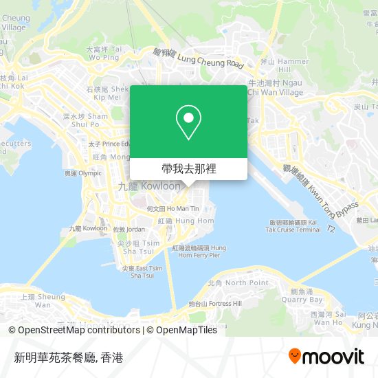 新明華苑茶餐廳地圖