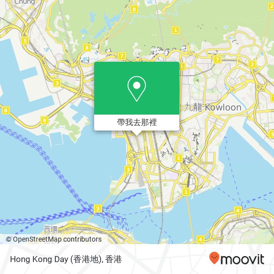 Hong Kong Day (香港地)地圖