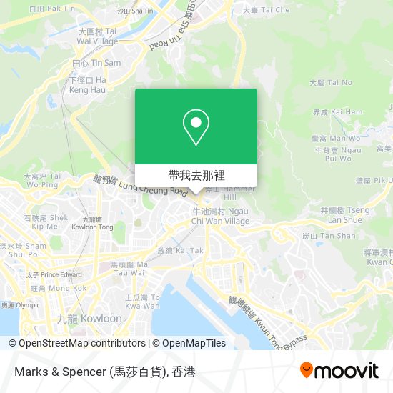 Marks & Spencer (馬莎百貨)地圖