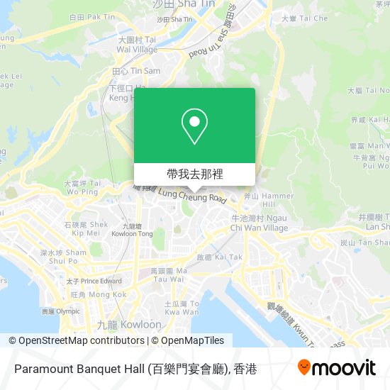 Paramount Banquet Hall (百樂門宴會廳)地圖