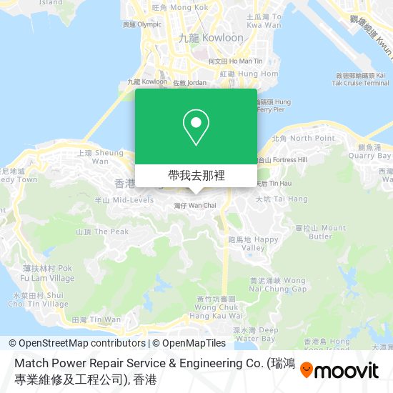Match Power Repair Service & Engineering Co. (瑞鴻專業維修及工程公司)地圖