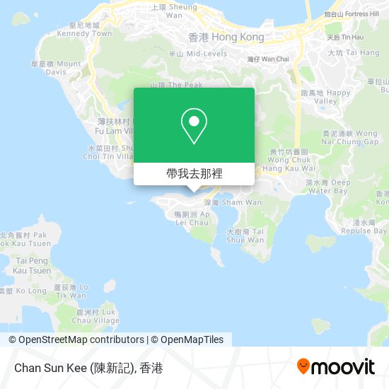 Chan Sun Kee (陳新記)地圖
