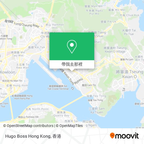 Hugo Boss Hong Kong地圖