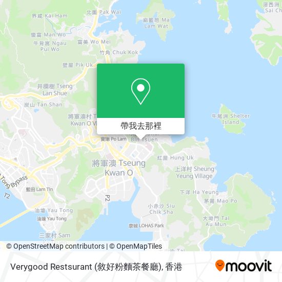 Verygood Restsurant (敘好粉麵茶餐廳)地圖
