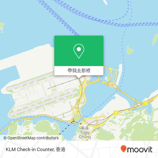 KLM Check-in Counter地圖