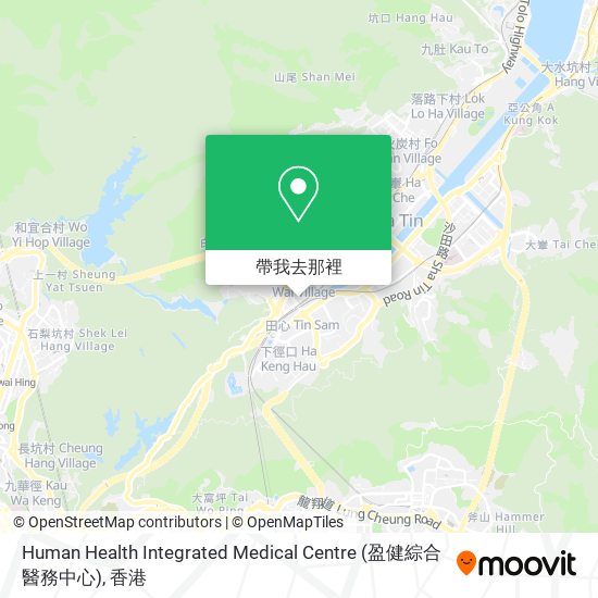 Human Health Integrated Medical Centre (盈健綜合醫務中心)地圖