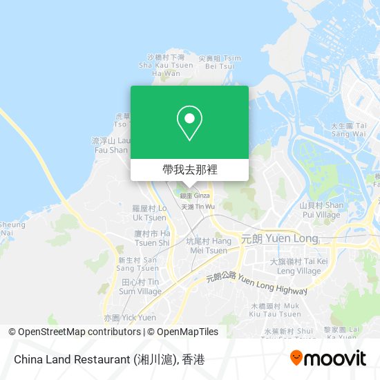 China Land Restaurant (湘川滬)地圖