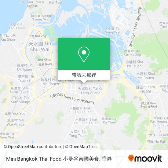 Mini Bangkok Thai Food 小曼谷泰國美食地圖