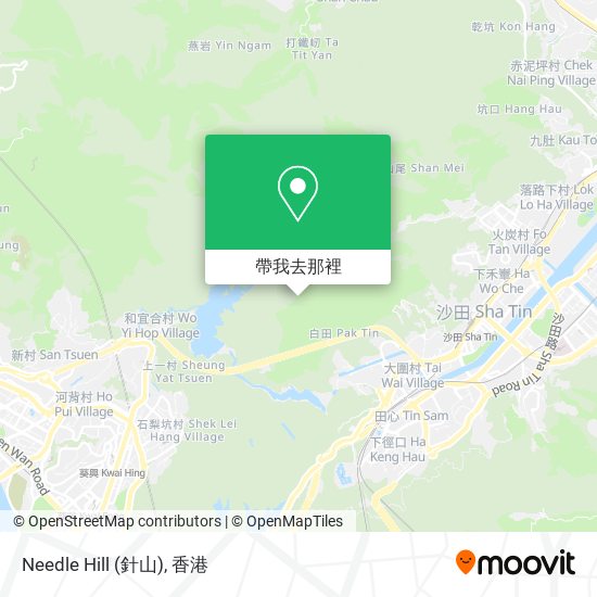 Needle Hill (針山)地圖