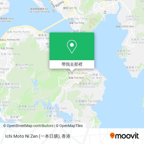 Ichi Moto Ni Zen (一本日膳)地圖