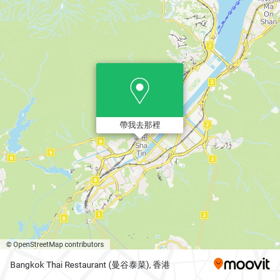 Bangkok Thai Restaurant (曼谷泰菜)地圖