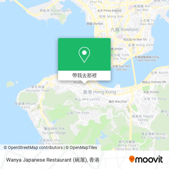 Wanya Japanese Restaurant (碗屋)地圖