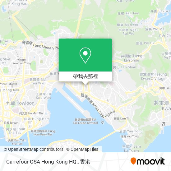 Carrefour GSA Hong Kong HQ.地圖
