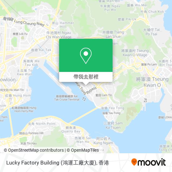 Lucky Factory Building (鴻運工廠大廈)地圖