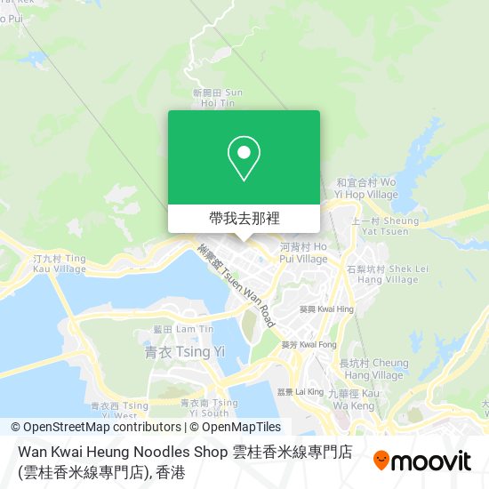 Wan Kwai Heung Noodles Shop 雲桂香米線專門店地圖