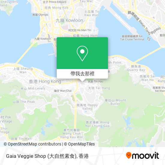 Gaia Veggie Shop (大自然素食)地圖