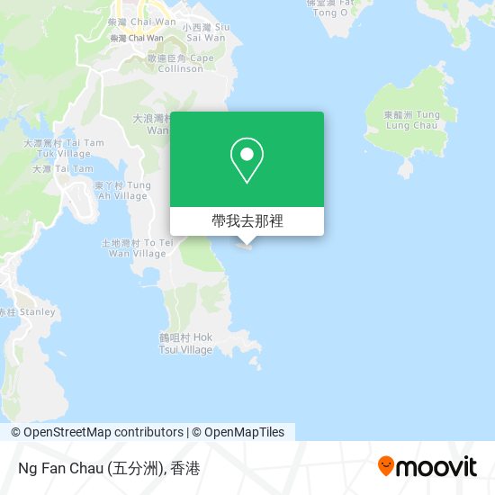 Ng Fan Chau (五分洲)地圖