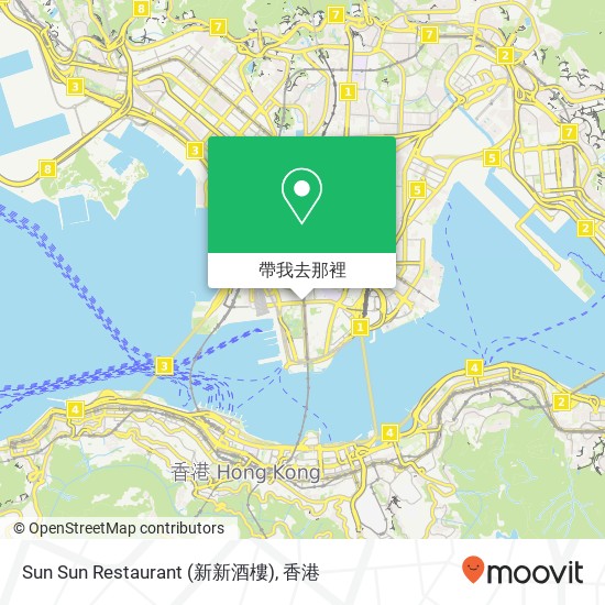 Sun Sun Restaurant (新新酒樓)地圖