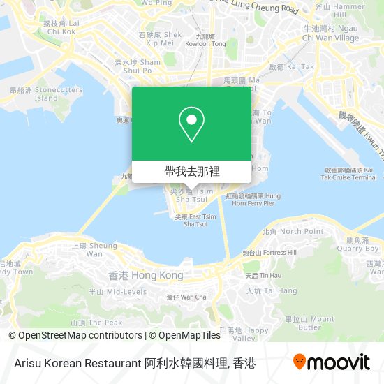 Arisu Korean Restaurant 阿利水韓國料理地圖