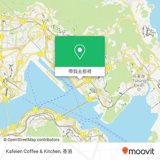 Kafeien Coffee & Kitchen地圖