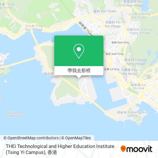 THEi Technological and Higher Education Institute (Tsing Yi Campus)地圖