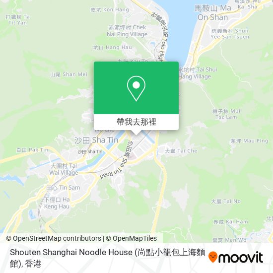 Shouten Shanghai Noodle House (尚點小籠包上海麵館)地圖