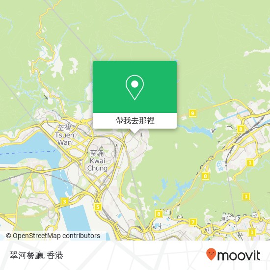 翠河餐廳地圖