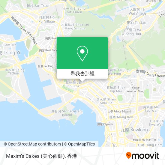 Maxim’s Cakes (美心西餅)地圖
