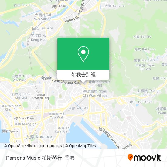 Parsons Music 柏斯琴行地圖