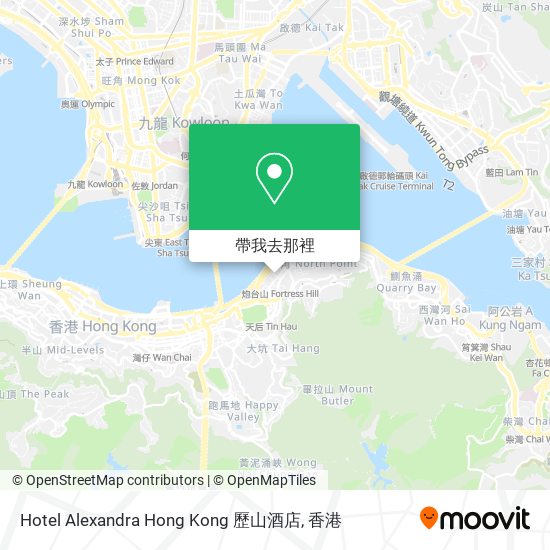 Hotel Alexandra Hong Kong 歷山酒店地圖