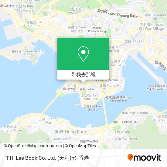 T.H. Lee Book Co. Ltd. (天利行)地圖