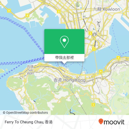 Ferry To Cheung Chau地圖
