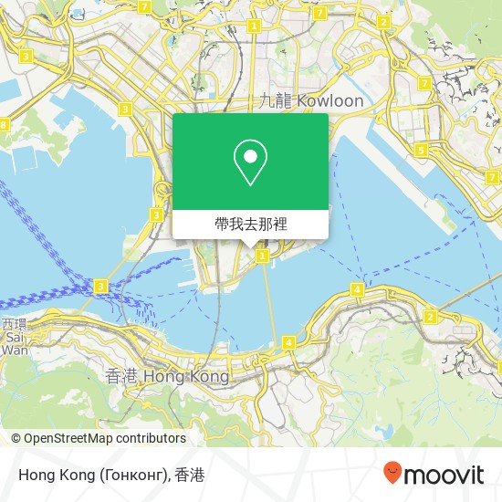 Hong Kong (Гонконг)地圖