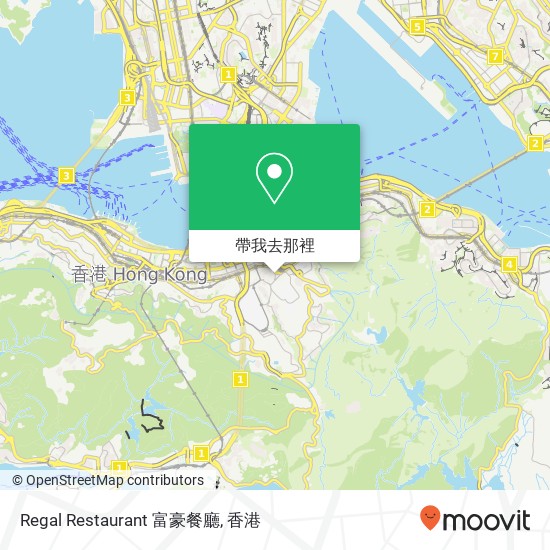 Regal Restaurant 富豪餐廳地圖