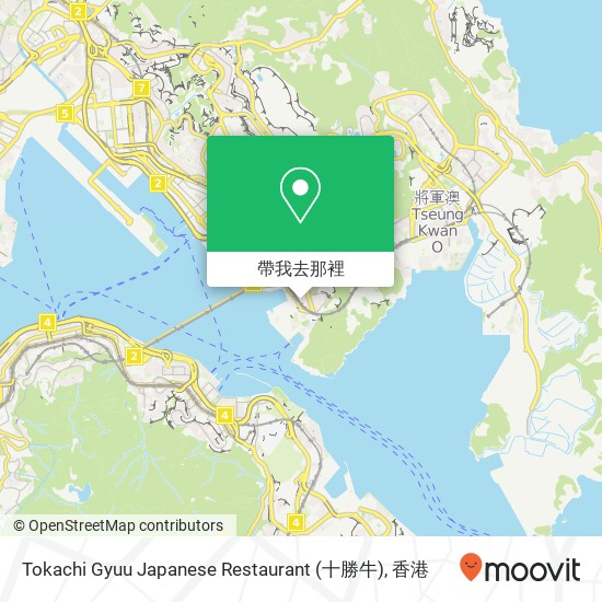 Tokachi Gyuu Japanese Restaurant (十勝牛)地圖
