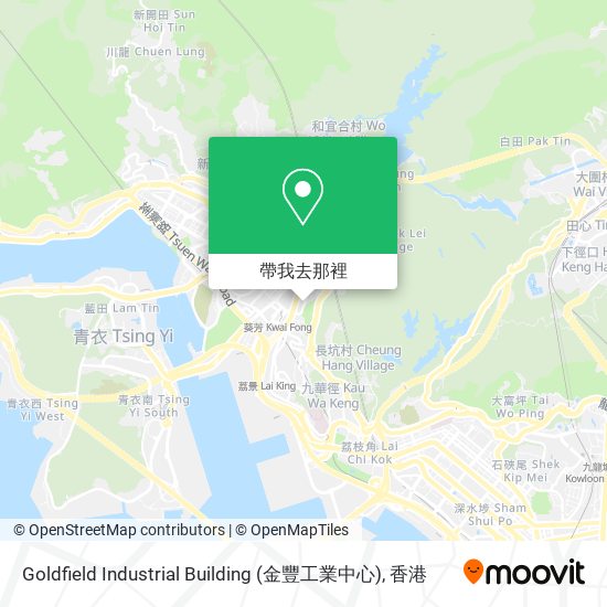 Goldfield Industrial Building (金豐工業中心)地圖