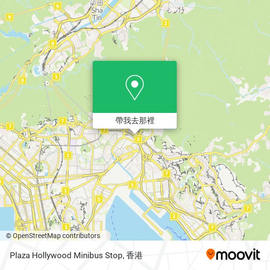 Plaza Hollywood Minibus Stop地圖