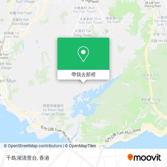 千島湖清景台地圖