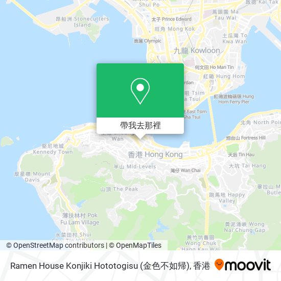 Ramen House Konjiki Hototogisu (金色不如帰)地圖