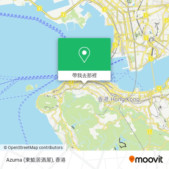 Azuma (東鮨居酒屋)地圖