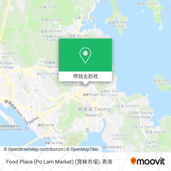 Food Place (Po Lam Market) (寶林市場)地圖