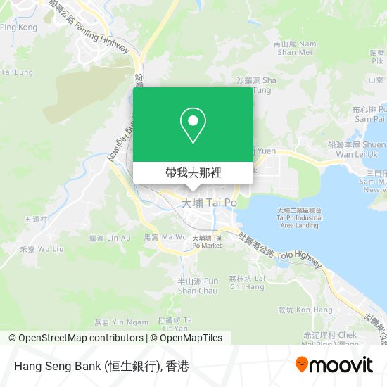 Hang Seng Bank (恒生銀行)地圖