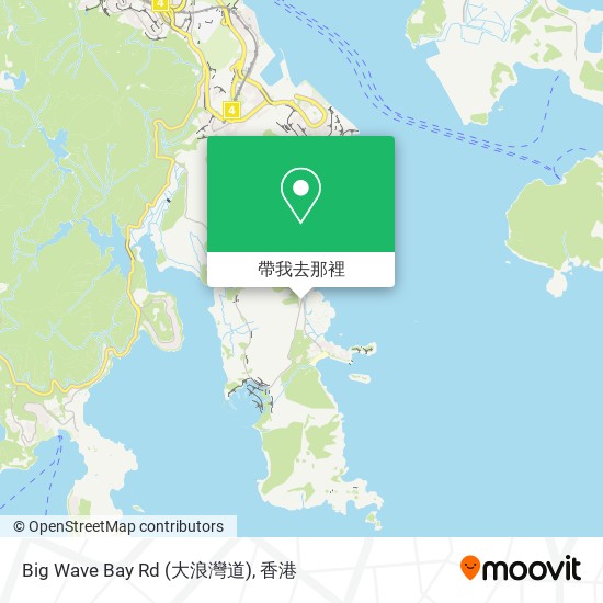 Big Wave Bay Rd (大浪灣道)地圖