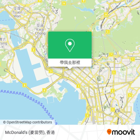 McDonald's (麥當勞)地圖