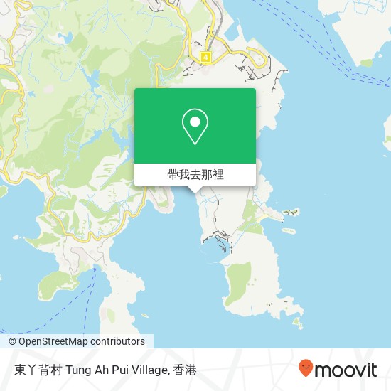 東丫背村 Tung Ah Pui Village地圖
