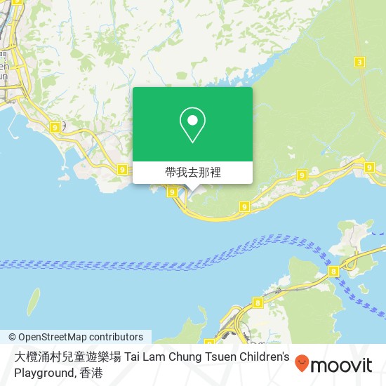 大欖涌村兒童遊樂場 Tai Lam Chung Tsuen Children's Playground地圖