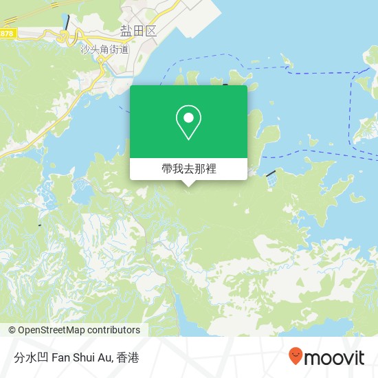 分水凹 Fan Shui Au地圖